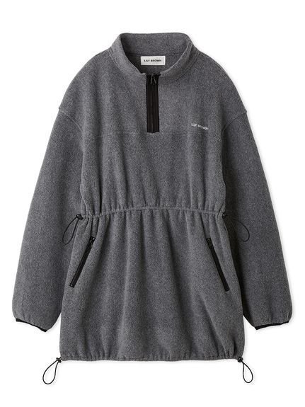 【リリーブラウン/Lily Brown】のフリースワンピース インテリア・キッズ・メンズ・レディースファッション・服の通販 founy(ファニー) 　ファッション　Fashion　レディースファッション　Fashion for Women　ワンピース　Dresses　おすすめ　Recommended / Our Picks　コクーン　Cocoon, Cocoon Silhouette　スマート　Smart, Elegant　トレンド　Trend, Trending Now　ドローストリング　Drawstring, Pull Cord　フィット　Fit, Slim Fit　フレア　Flare, Flared　リラックス　Relax, Relaxed Fit　ロング　Long, Long-Length　今季　This Season, Current Season　A/W・秋冬　Autumn/Winter　GRY[006]|ID: prp329100004781450 ipo3291000000034690330