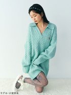 【リリーブラウン/Lily Brown】のLily Bearケーブルニットワンピース 人気、トレンドファッション・服の通販 founy(ファニー) ファッション Fashion レディースファッション Fashion for Women ワンピース Dresses ニットワンピース Knit Dresses クラシカル Classical, Vintage-Inspired スマート Smart, Elegant マフラー Scarf, Muffler レギンス Leggings, Stretch Pants ロング Long, Long-Length 冬 Winter / This Winter thumbnail MNT[021]|ID: prp329100004781452 ipo3291000000034690347