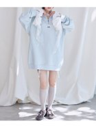 【スナイデル/SNIDEL】の【SNIDEL×PUMA】スエットワンピース 人気、トレンドファッション・服の通販 founy(ファニー) ファッション Fashion レディースファッション Fashion for Women ワンピース Dresses ウェーブ Wavy Pattern コレクション Collection, Seasonal Line シンプル Simple, Minimal ジップ Zip, Zipper スウェット / スエット Sweatshirt, Sweatwear スタンド Stand Collar, Upright Stand スポーツ Sports, Activewear スポーティ Sporty, Casual Athletic スマート Smart, Elegant デニム Denim, Jeans Material プリント Print, Printed Pattern リラックス Relax, Relaxed Fit おすすめ Recommended / Our Picks thumbnail LBLU[081]|ID: prp329100004781458 ipo3291000000035064554