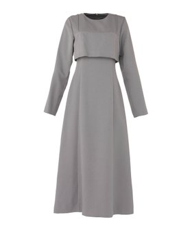 【アウラアイラ/AULA AILA】のLayered Look Dress 人気、トレンドファッション・服の通販 founy(ファニー) ファッション Fashion レディースファッション Fashion for Women ワンピース Dresses フォーマル・パーティードレス・結婚式用ドレス Elegant & Casual Dresses おすすめ Recommended / Our Picks キャミソール Camisole, Spaghetti Strap Top シンプル Simple, Minimal ジャケット Jacket, Outerwear フォーマル Formal, Dressy エレガント 上品 Elegant 長袖 Long Sleeve, Full Sleeve |ID:prp329100004781464