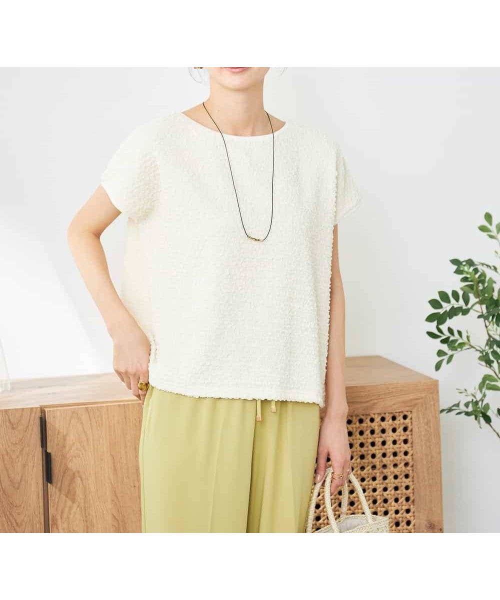 【アー ヴェー ヴェー/a.v.v】のぽこぽこクロップドトップス 人気、トレンドファッション・服の通販 founy(ファニー) 　ファッション　Fashion　レディースファッション　Fashion for Women　トップス・カットソー　Cut & Sew Tops　クロップド　Cropped, Short Length　ワイド　Wide, Wide Fit　再入荷　Restock / Back in Stock　 other-1|ID: prp329100004781502 ipo3291000000034691035