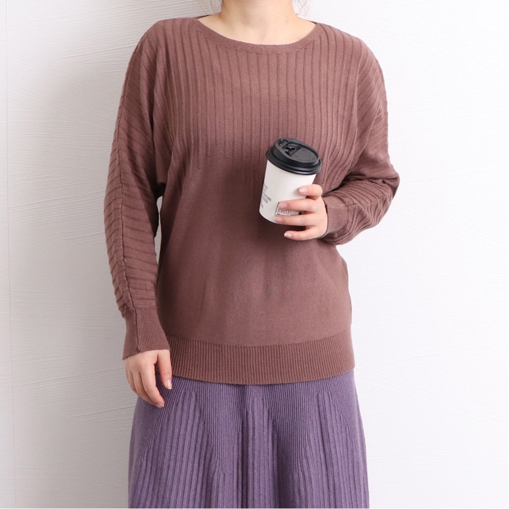 【ミニミニストア/miniministore】のニットトップス きれいめ 春 フィット インテリア・キッズ・メンズ・レディースファッション・服の通販 founy(ファニー) 　ファッション　Fashion　レディースファッション　Fashion for Women　トップス・カットソー　Cut & Sew Tops　ニット　Knit Tops & Sweaters　アクリル　Acrylic Material　イエロー　Yellow　シンプル　Simple, Minimal　セーター　Sweater, Knitwear　ニットソー　Knit-Sewn, Cut & Sew Knit　フィット　Fit, Slim Fit　ベーシック　Basic, Essential　冬　Winter / This Winter　春　Spring　無地　Plain, Solid Color　長袖　Long Sleeve, Full Sleeve　ピンクブラウン|ID: prp329100004781608 ipo3291000000034927457