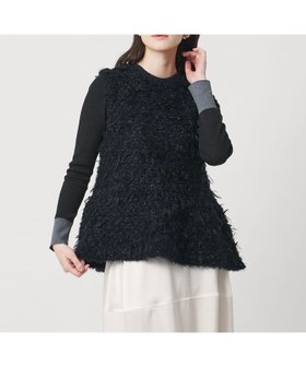 【ユナイテッドアローズ/UNITED ARROWS】のミックスヤーン ペプラム ベスト 人気、トレンドファッション・服の通販 founy(ファニー) ファッション Fashion レディースファッション Fashion for Women アウター Coat / Outerwear Collection トップス・カットソー Cut & Sew Tops ベスト&ジレ / 重ね着スタイル Vests & Gilets おすすめ Recommended / Our Picks シンプル Simple, Minimal タートル Turtleneck, Turtle Collar ベスト Vest, Waistcoat ペプラム Peplum, Flared Hem ミックス Mix, Mixed Style エレガント 上品 Elegant |ID:prp329100004781620