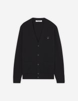 【メゾン キツネ/MAISON KITSUNE / MEN】のMAISON KITSUNE/BOLD FOX HEAD PATCH REGULAR CARDIGAN IN LAMBSWOOL 人気、トレンドファッション・服の通販 founy(ファニー) ファッション Fashion メンズファッション Fashion for Men 冬 Winter / This Winter カーディガン Cardigan, Knitwear コレクション Collection, Seasonal Line スタイリッシュ Stylish, Fashionable パッチ Patch, Appliqué フィット Fit, Slim Fit フロント Front, Front Design ポケット Pocket, Pocket Detail レギュラー Regular, Standard Fit 定番 Standard, Basic Item A/W・秋冬 Autumn/Winter 長袖 Long Sleeve, Full Sleeve |ID:prp329100004781644