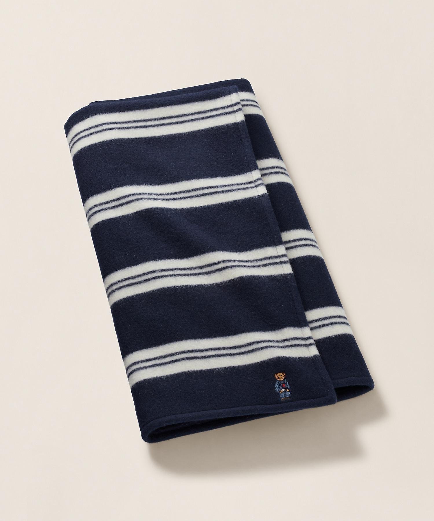 【ラルフローレン/RALPH LAUREN / MEN】のPolo ベア ストライプド ハーフ ブランケット 人気、トレンドファッション・服の通販 founy(ファニー) ファッション Fashion メンズファッション Fashion for Men ストライプ Stripe, Striped Pattern ハーフ Half, Half-Length ブランケット Blanket, Throw Blanket other-1|ID: prp329100004781707 ipo3291000000034693618