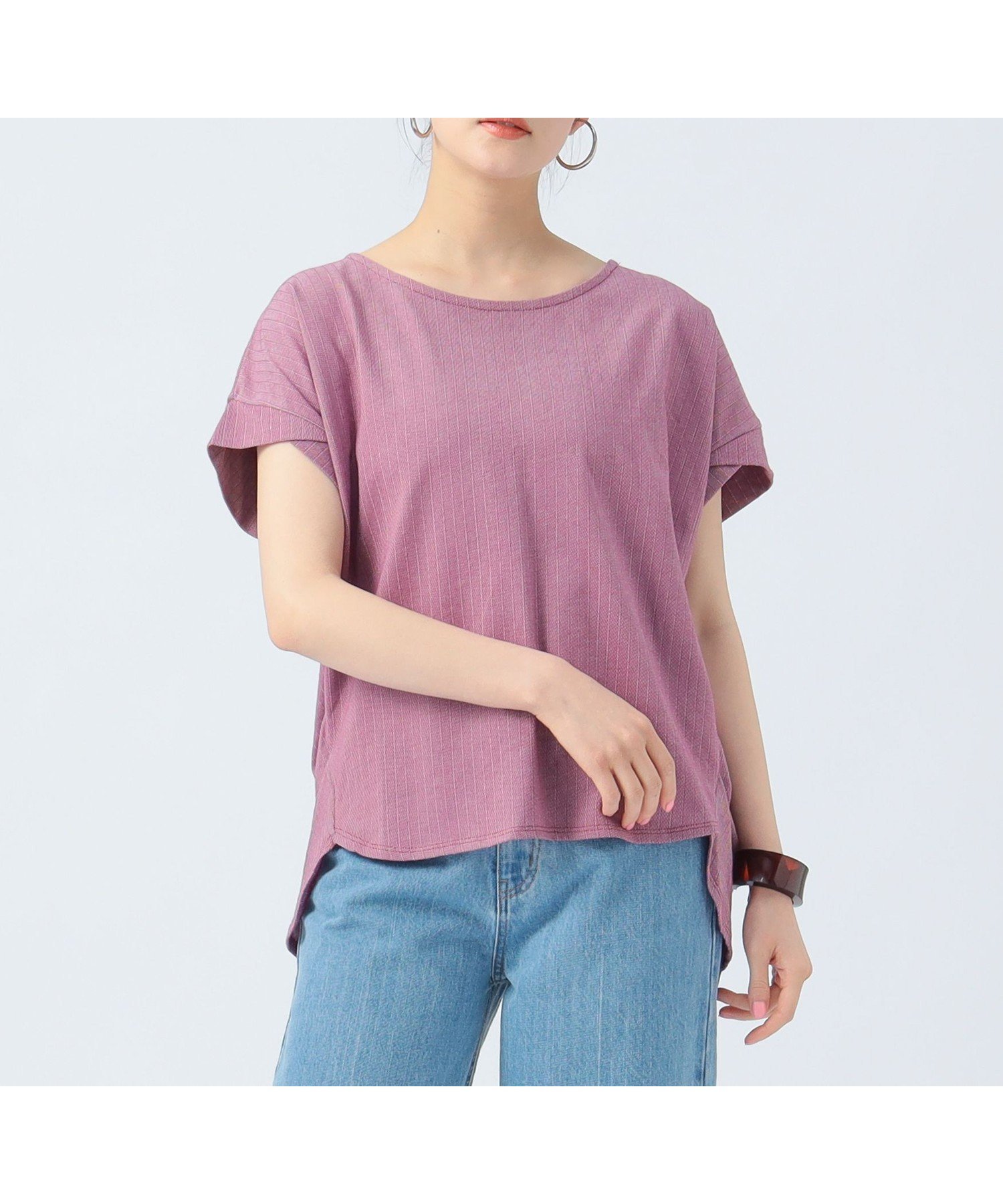 【ビームス ウイメン/BEAMS】のサイドタック プルオーバー インテリア・キッズ・メンズ・レディースファッション・服の通販 founy(ファニー) ファッション Fashion レディースファッション Fashion for Women トップス・カットソー Cut & Sew Tops カジュアルプルオーバー・ニットトップス Pullovers & Knit Tops / Casual Pullovers シンプル Simple, Minimal ストライプ Stripe, Striped Pattern タイトスカート Pencil Skirt, Tight Skirt デニム Denim, Jeans Material フォルム Silhouette, Form フレア Flare, Flared BERRY|ID: prp329100004781719 ipo3291000000035200323