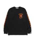 【ア ベイシング エイプ/A BATHING APE】のA RISING BAPE L/S TEE 人気、トレンドファッション・服の通販 founy(ファニー) ファッション Fashion レディースファッション Fashion for Women コレクション Collection, Seasonal Line スリーブ Sleeve, Long Sleeve / Short Sleeve プリント Print, Printed Pattern モチーフ Motif, Design Theme ロング Long, Long-Length A/W・秋冬 Autumn/Winter thumbnail BLACK|ID: prp329100004782019 ipo3291000000035082387