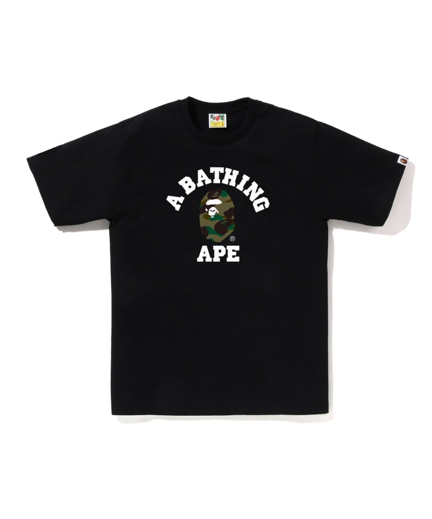 【ア ベイシング エイプ/A BATHING APE】の1ST CAMO COLLEGE TEE 人気、トレンドファッション・服の通販 founy(ファニー) ファッション Fashion レディースファッション Fashion for Women インナー Innerwear ショート Short, Short Length スリーブ Sleeve, Long Sleeve / Short Sleeve フロント Front, Front Design プリント Print, Printed Pattern ラバー Rubber, Rubber Sole other-1|ID: prp329100004782020 ipo3291000000034919949