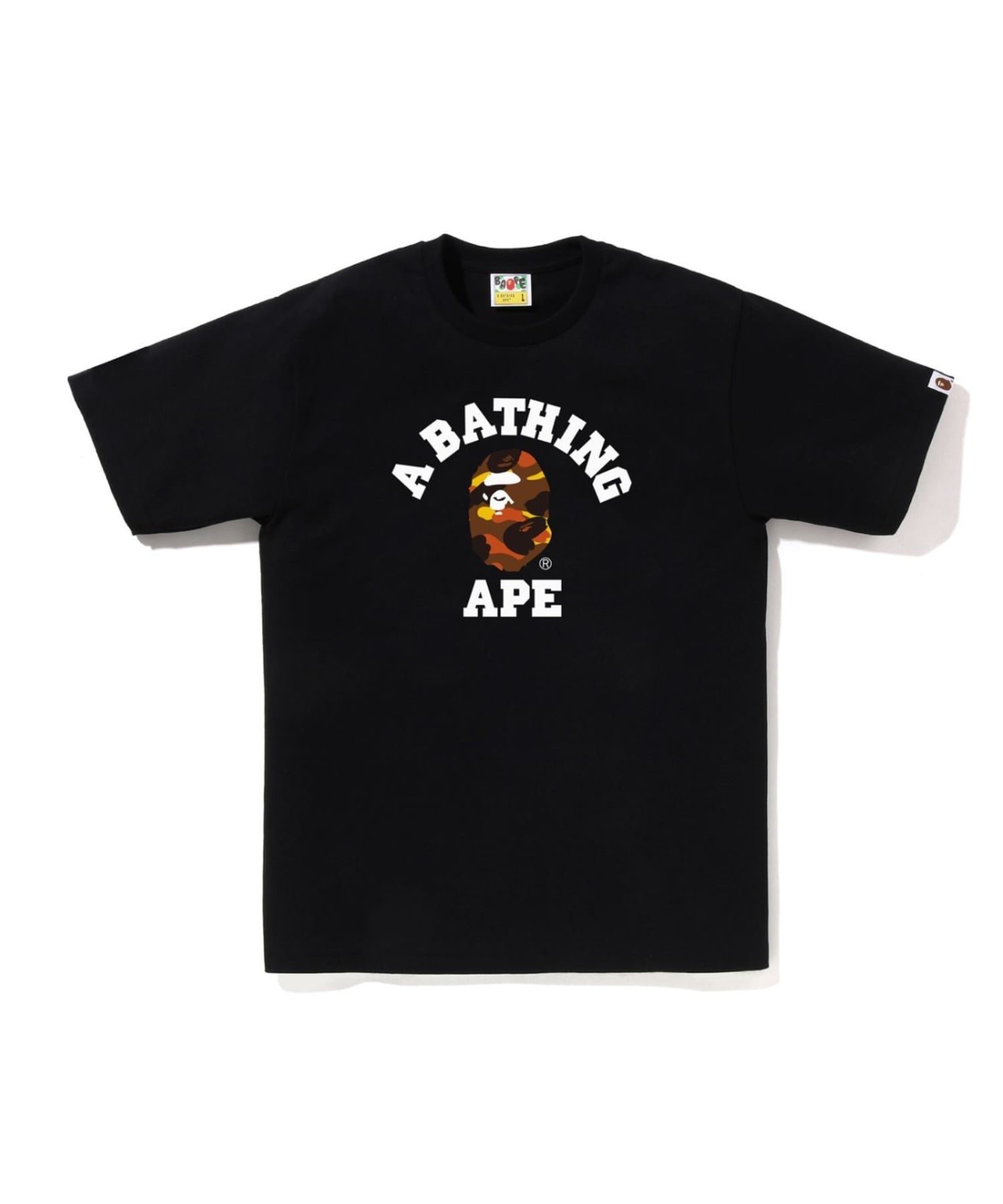 【ア ベイシング エイプ/A BATHING APE】の1ST CAMO COLLEGE TEE インテリア・キッズ・メンズ・レディースファッション・服の通販 founy(ファニー) ファッション Fashion レディースファッション Fashion for Women インナー Innerwear ショート Short, Short Length スリーブ Sleeve, Long Sleeve / Short Sleeve フロント Front, Front Design プリント Print, Printed Pattern ラバー Rubber, Rubber Sole BKxOR|ID: prp329100004782020 ipo3291000000034919951