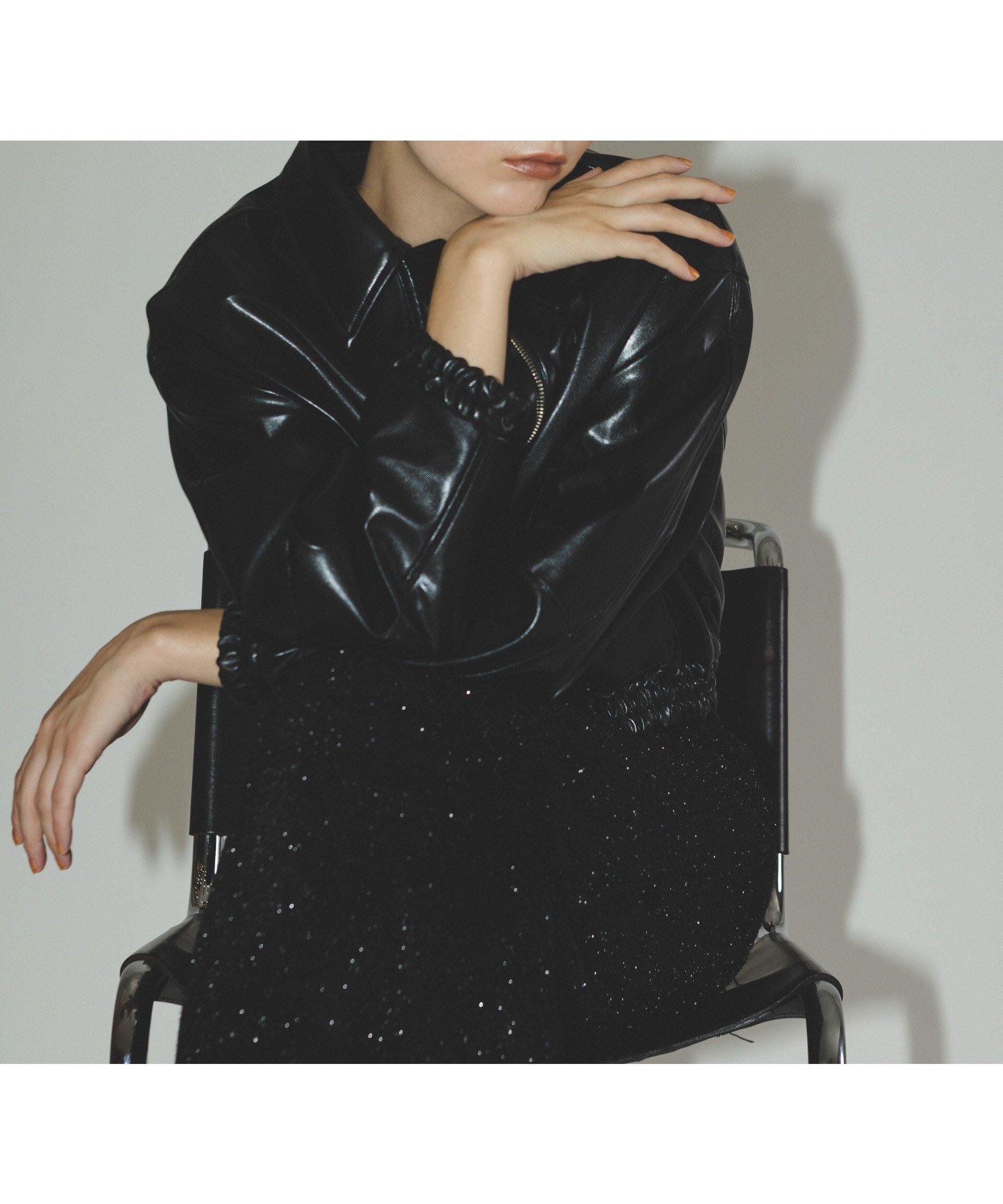 【ナノ ユニバース/nano universe】のフェイクレザーショートブルゾン(セットアップ可) 人気、トレンドファッション・服の通販 founy(ファニー) 　ファッション　Fashion　レディースファッション　Fashion for Women　アウター　Coat / Outerwear Collection　ブルゾンジャケット・スポーティアウター　Blouson Jackets　アクセサリー　Fashion Accessories　コレクション　Collection, Seasonal Line　コンパクト　Compact, Small Size　今季　This Season, Current Season　シャーリング　Shirring, Ruched　ショート　Short, Short Length　セットアップ　Set-Up, Coordinated Outfit　チェック　Check, Plaid, Tartan　トレンド　Trend, Trending Now　バランス　Balance, Style Balance　フェイクレザー　Faux Leather, PU Leather　フォルム　Silhouette, Form　ブルゾン　Blouson, Bomber Jacket　ポケット　Pocket, Pocket Detail　おすすめ　Recommended / Our Picks　2024年　2024　2024-2025秋冬・A/W　Autumn/Winter 2024–25 AW24–25　 other-1|ID: prp329100004782052 ipo3291000000034697714