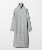 【ユナイテッドアローズ/UNITED ARROWS】のハーフジップ ニットワンピース ライトグレー -ウォッシャブル- A DAY IN THE LIFE LT.GRAY|ID: prp329100004782114 ipo3291000000035162159