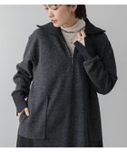 【バブ ブージュルード/Bab Bou Jeloud】のウールライクメルトンハーフジップワンピース 人気、トレンドファッション・服の通販 founy(ファニー) ファッション Fashion レディースファッション Fashion for Women ワンピース Dresses おすすめ Recommended / Our Picks カットソー Cut and Sewn Top スリット Slit, Slit Detail ハーフ Half, Half-Length 再入荷 Restock / Back in Stock thumbnail CCL|ID: prp329100004782117 ipo3291000000034950128