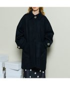 【メゾンスペシャル/MAISON SPECIAL】のメルトンコート 人気、トレンドファッション・服の通販 founy(ファニー) ファッション Fashion レディースファッション Fashion for Women アウター Coat / Outerwear Collection コート・ロングコート・ピーコート Long Coats, Peacoats & More シルバー Silver, Metallic Silver スタンド Stand Collar, Upright Stand ポケット Pocket, Pocket Detail メルトン Melton, Heavy Wool エレガント 上品 Elegant 冬 Winter / This Winter thumbnail BLK|ID: prp329100004782170 ipo3291000000034915044