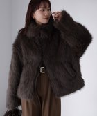 【リベリー/Riberry】のダブルジップフェイクファージャケット 人気、トレンドファッション・服の通販 founy(ファニー) ファッション Fashion レディースファッション Fashion for Women アウター Coat / Outerwear Collection レディースジャケット・軽アウター Jackets 軽量 Lightweight, Ultra Light ショート Short, Short Length スウェット / スエット Sweatshirt, Sweatwear スタンド Stand Collar, Upright Stand デニム Denim, Jeans Material トレンド Trend, Trending Now バランス Balance, Style Balance フェイクファー Faux Fur, Imitation Fur フロント Front, Front Design ブルゾン Blouson, Bomber Jacket ポケット Pocket, Pocket Detail 防寒 Cold Protection, Winter-Ready ミックス Mix, Mixed Style ミドル Middle Length, Mid Height リアル Real, Realistic リラックス Relax, Relaxed Fit 冬 Winter / This Winter エレガント 上品 Elegant thumbnail ブラウン|ID: prp329100004782180 ipo3291000000034802370