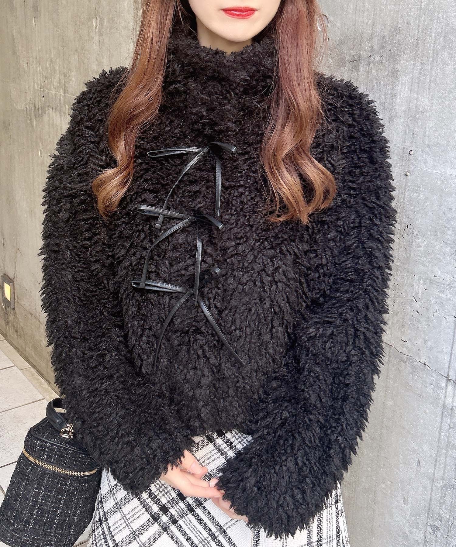 【イング/INGNI】のリボン付スタンドボアブルゾン インテリア・キッズ・メンズ・レディースファッション・服の通販 founy(ファニー) ファッション Fashion レディースファッション Fashion for Women アウター Coat / Outerwear Collection ブルゾンジャケット・スポーティアウター Blouson Jackets カーディガン Cardigan, Knitwear ガーリー Girly, Feminine Style ショート Short, Short Length ジップ Zip, Zipper ジャケット Jacket, Outerwear スウェット / スエット Sweatshirt, Sweatwear スタンド Stand Collar, Upright Stand スマホ Smartphone, Mobile Device デニム Denim, Jeans Material フロント Front, Front Design ボトム Bottoms, Lower Wear ポケット Pocket, Pocket Detail マフラー Scarf, Muffler リボン Ribbon, Bow 冬 Winter / This Winter おすすめ Recommended / Our Picks クロ|ID: prp329100004782211 ipo3291000000034701400