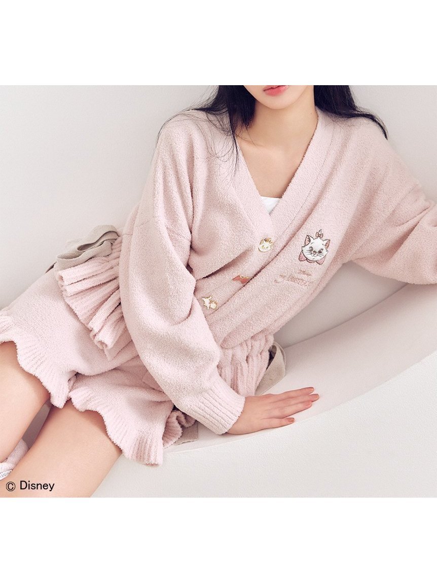 【スナイデル ホーム/SNIDEL HOME】の【WEB 一部直営店舗限定カラーあり】【The Aristocats】デザインボタンカーディガン インテリア・キッズ・メンズ・レディースファッション・服の通販 founy(ファニー) 　ファッション　Fashion　レディースファッション　Fashion for Women　トップス・カットソー　Cut & Sew Tops　カーディガン・羽織り　Layered Style Cardigans　カーディガン　Cardigan, Knitwear　ギャザー　Gathered, Ruffled　コレクション　Collection, Seasonal Line　スペシャル　Special, Limited Edition　スマート　Smart, Elegant　チャーム　Charm, Pendant　猫　Cat, Kitty　フリル　Frill, Ruffle　ベーシック　Basic, Essential　リボン　Ribbon, Bow　ロング　Long, Long-Length　おすすめ　Recommended / Our Picks　お家時間・ステイホーム　Stay Home / At Home　PNK[066]|ID: prp329100004782252 ipo3291000000034827556