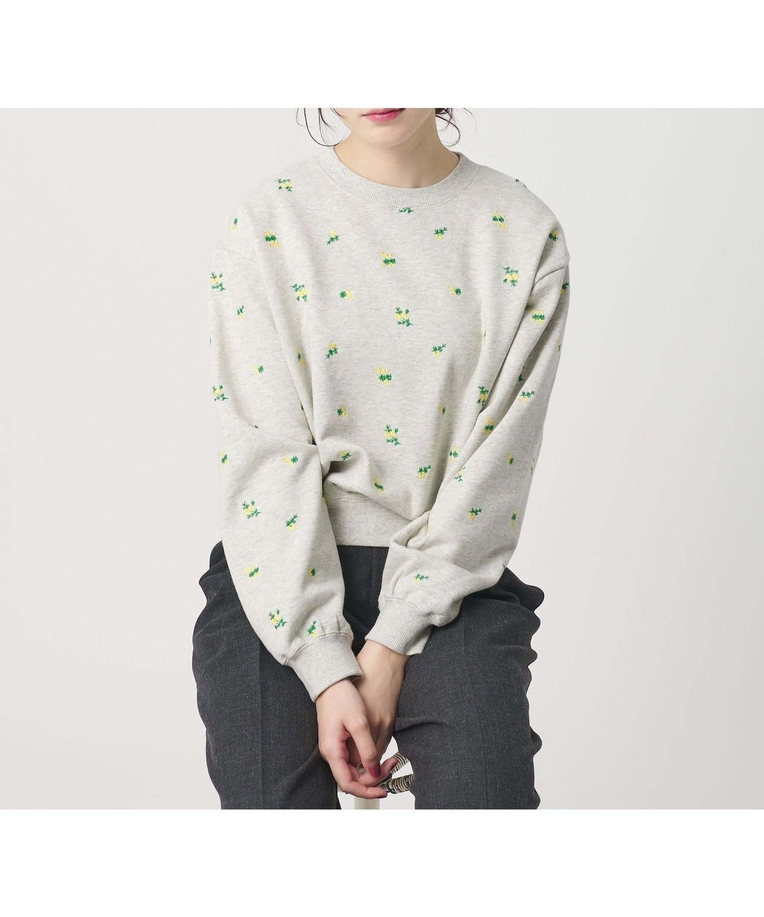 【ビューティ&ユース ユナイテッドアローズ/BEAUTY&YOUTH / UNITED ARROWS】のコットン裏毛 エンブロイダリー スウェットプルオーバー インテリア・キッズ・メンズ・レディースファッション・服の通販 founy(ファニー) ファッション Fashion レディースファッション Fashion for Women トップス・カットソー Cut & Sew Tops レディースパーカー・カジュアルフーディー Casual Hoodies & Sweatshirts カジュアルプルオーバー・ニットトップス Pullovers & Knit Tops / Casual Pullovers スウェット・クルーネックトップス Sweatshirts & Crewnecks / Relaxed Fit Sweat Tops エンブロイダリー Embroidery Design コンパクト Compact, Small Size スウェット / スエット Sweatshirt, Sweatwear スポーティ Sporty, Casual Athletic フレア Flare, Flared ボトム Bottoms, Lower Wear ワイド Wide, Wide Fit おすすめ Recommended / Our Picks OFF WHITE|ID: prp329100004782261 ipo3291000000034872343