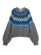 【ミラオーウェン/Mila Owen】のアルパカシャギーノルディックラメニット 人気、トレンドファッション・服の通販 founy(ファニー) ファッション Fashion レディースファッション Fashion for Women トップス・カットソー Cut & Sew Tops ニット Knit Tops & Sweaters ショート Short, Short Length スパンコール Sequins, Sequin Embellishment スマート Smart, Elegant トレンド Trend, Trending Now バランス Balance, Style Balance ボトム Bottoms, Lower Wear 冬 Winter / This Winter エレガント 上品 Elegant ホリデーシーズン Holiday Season thumbnail GRY[006]|ID: prp329100004782262 ipo3291000000035164046