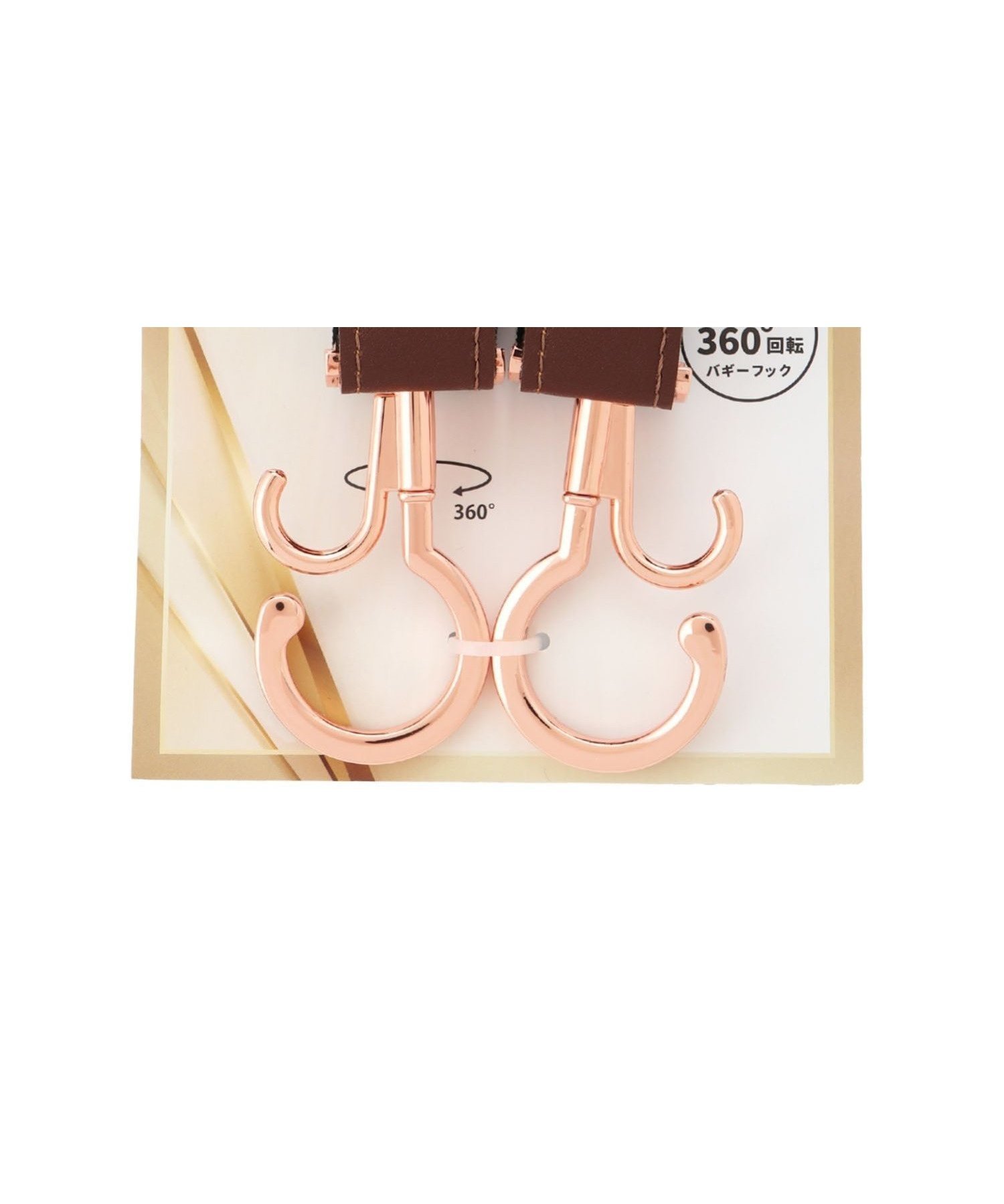 【イーエクスピージャポン/e.x.p.japon / KIDS】のe.x.p.japon/バギーフックpp インテリア・キッズ・メンズ・レディースファッション・服の通販 founy(ファニー) ファッション Fashion キッズファッション Fashion for Kids アクセサリー Fashion Accessories スタイリッシュ Stylish, Fashionable メタル Metal, Metal Parts ラグジュアリー Luxury, Elegant ローズ Rose, Rose Motif PKG-合皮ブラウン|ID: prp329100004782275 ipo3291000000034702407