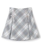 【ナルミヤ オンライン/NARUMIYA ONELINE / KIDS】のレースアップリボンシャギーチェックフレアスカパン 人気、トレンドファッション・服の通販 founy(ファニー) ファッション Fashion キッズファッション Fashion for Kids おすすめ Recommended / Our Picks ガーリー Girly, Feminine Style チェック Check, Plaid, Tartan ポケット Pocket, Pocket Detail A/W・秋冬 Autumn/Winter thumbnail ライト グレー|ID: prp329100004782286 ipo3291000000034702672