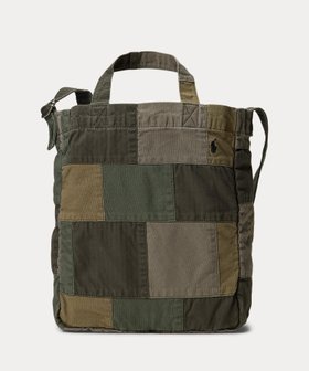 【ラルフローレン/RALPH LAUREN / MEN】のパッチワーク キャンバス ショッパー トート 人気、トレンドファッション・服の通販 founy(ファニー) ファッション Fashion メンズファッション Fashion for Men インド Indian Textile キャンバス Canvas, Canvas Fabric タフタ Taffeta, Structured Fabric パッチワーク Patchwork, Mixed Fabric フロント Front, Front Design |ID:prp329100004782519