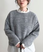 【フレディ&グロスター/FREDY&GLOSTER】のツィードニットソーコクーンプルオーバー 人気、トレンドファッション・服の通販 founy(ファニー) ファッション Fashion レディースファッション Fashion for Women トップス・カットソー Cut & Sew Tops ニット Knit Tops & Sweaters カジュアルプルオーバー・ニットトップス Pullovers & Knit Tops / Casual Pullovers 2025年 2025 2025-2026秋冬・A/W Autumn/Winter 2025–26 AW25–26 おすすめ Recommended / Our Picks ツイード Twill, Twill Weave プレート Plate, Dish ミックス Mix, Mixed Style ラウンド Round, Round Neck thumbnail グレー|ID: prp329100004782846 ipo3291000000034983519