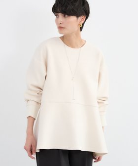 【バンヤードストーム/BARNYARDSTORM】のニードルペプラムプルオーバー / マシンウォッシャブル 人気、トレンドファッション・服の通販 founy(ファニー) ファッション Fashion レディースファッション Fashion for Women トップス・カットソー Cut & Sew Tops カジュアルプルオーバー・ニットトップス Pullovers & Knit Tops / Casual Pullovers おすすめ Recommended / Our Picks カットソー Cut and Sewn Top パーティ Party, Party Style ペプラム Peplum, Flared Hem ホリデーシーズン Holiday Season ワイド Wide, Wide Fit エレガント 上品 Elegant |ID:prp329100004782855