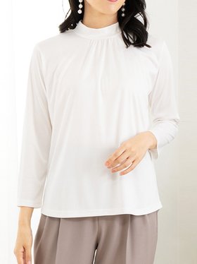 【アッドルージュ/AddRouge】の【通勤スーツ/フォーマル】洗える ハイネック ブラウス オフィス セレモニー 人気、トレンドファッション・服の通販 founy(ファニー) ファッション Fashion レディースファッション Fashion for Women トップス・カットソー Cut & Sew Tops シャツ・ブラウス・オフィスカジュアル Elegant Blouses & Button-Ups インナー Innerwear ウォッシャブル Machine Washable 洗える Machine Washable カットソー Cut and Sewn Top シンプル Simple, Minimal ストレッチ Stretch, Stretchy Fabric スーツ Suit, Formalwear ハイネック High Neck, Mock Neck フィット Fit, Slim Fit フォーマル Formal, Dressy ベーシック Basic, Essential 再入荷 Restock / Back in Stock セレモニー Ceremony 入学式 Entrance Ceremony 卒業式 Graduation Ceremony ビジネス 仕事 通勤 Business / Work / Commuting 結婚式 Wedding |ID:prp329100004782857