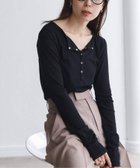 【ノーブル / スピック&スパン/NOBLE / Spick & Span】のシアーテレコヘンリーネックプルオーバー 人気、トレンドファッション・服の通販 founy(ファニー) ファッション Fashion レディースファッション Fashion for Women トップス・カットソー Cut & Sew Tops カジュアルプルオーバー・ニットトップス Pullovers & Knit Tops / Casual Pullovers カットソー Cut and Sewn Top シルバー Silver, Metallic Silver テレコ Ribbed, Rib Stitch トレンド Trend, Trending Now thumbnail ブラック|ID: prp329100004782879 ipo3291000000035092388