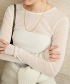 【プラージュ/Plage】の《追加》Flocky Mesh ロンT 2 人気、トレンドファッション・服の通販 founy(ファニー) ファッション Fashion レディースファッション Fashion for Women トップス・カットソー Cut & Sew Tops ロングTシャツ・Tシャツ Longline T-Shirts & Tees コンパクト Compact, Small Size シアー Sheer, See-Through シンプル Simple, Minimal ジャケット Jacket, Outerwear トレンド Trend, Trending Now メッシュ Mesh, Net Fabric ロング Long, Long-Length エレガント 上品 Elegant A/W・秋冬 Autumn/Winter thumbnail ホワイト A|ID: prp329100004782883 ipo3291000000034840106