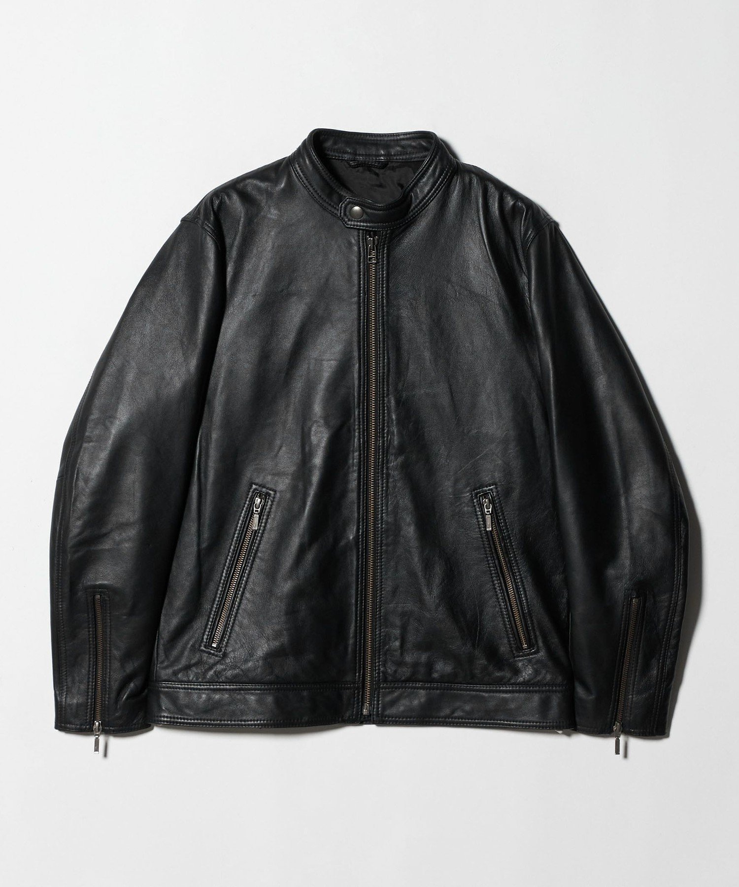 【ユナイテッドアローズ/UNITED ARROWS / MEN】のシープ レザー ライダースジャケット A DAY IN THE LIFE 人気、トレンドファッション・服の通販 founy(ファニー) 　ファッション　Fashion　メンズファッション　Fashion for Men　シンプル　Simple, Minimal　スラックス　Slacks, Dress Pants　スリム　Slim, Slim Fit　デニム　Denim, Jeans Material　トレンド　Trend, Trending Now　バランス　Balance, Style Balance　ライダースジャケット　Riders, Biker Jacket　アウトレット　Outlet / Clearance　おすすめ　Recommended / Our Picks　ビジネス 仕事 通勤　Business / Work / Commuting　 other-1|ID: prp329100004782884 ipo3291000000034707887