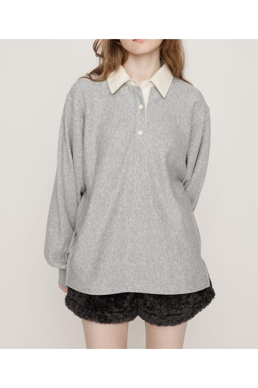 【スライ/SLY】のSW RUGGER シャツ インテリア・キッズ・メンズ・レディースファッション・服の通販 founy(ファニー) 　ファッション　Fashion　レディースファッション　Fashion for Women　トップス・カットソー　Cut & Sew Tops　シャツ・ブラウス・オフィスカジュアル　Elegant Blouses & Button-Ups　今季　This Season, Current Season　スタンダード　Standard, Basic　スリット　Slit, Slit Detail　トレンド　Trend, Trending Now　フロント　Front, Front Design　ベーシック　Basic, Essential　ボックス　Boxy, Box Shape　ボトム　Bottoms, Lower Wear　ルーズ　Loose, Oversized　ループ　Loop, Loop Knit　おすすめ　Recommended / Our Picks　T.GRY|ID: prp329100004782891 ipo3291000000034930635