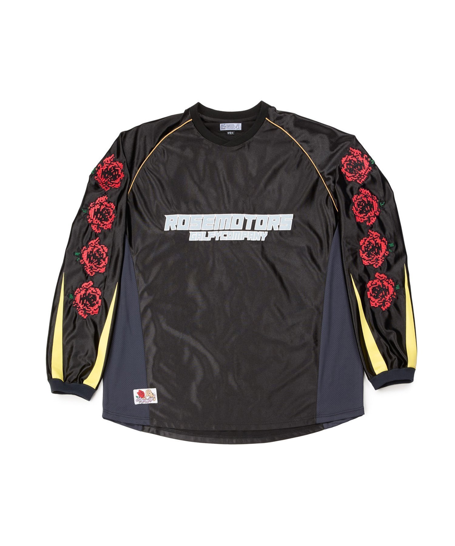 【キャセリーニ/CASSELINI】のHEY! Mrs ROSE(ヘイ!ミセスローズ)HEY!Mr.GALFY 走り屋ロンT インテリア・キッズ・メンズ・レディースファッション・服の通販 founy(ファニー) 　ファッション　Fashion　レディースファッション　Fashion for Women　トップス・カットソー　Cut & Sew Tops　ロングTシャツ・Tシャツ　Longline T-Shirts & Tees　コレクション　Collection, Seasonal Line　モダン　Modern, Contemporary　リアル　Real, Realistic　ローズ　Rose, Rose Motif　ヴィンテージ　Vintage Style　犬　Dog　ブラック|ID: prp329100004782897 ipo3291000000034960420