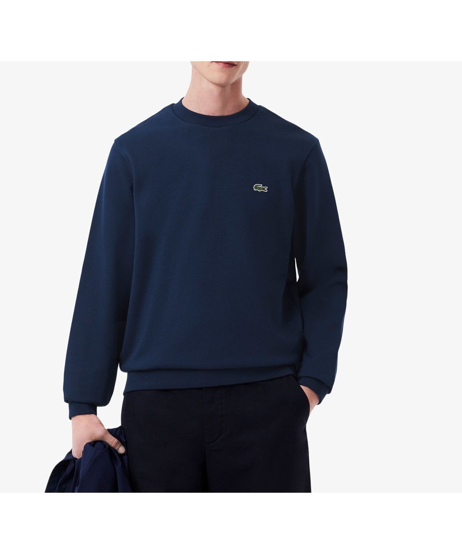 【ラコステ/LACOSTE / MEN】のエッセンシャルクルーネックスウェット インテリア・キッズ・メンズ・レディースファッション・服の通販 founy(ファニー) 　ファッション　Fashion　メンズファッション　Fashion for Men　スマート　Smart, Elegant　トレンド　Trend, Trending Now　吸水　Absorbent, Quick-Dry　ネイビー|ID: prp329100004782923 ipo3291000000034708317