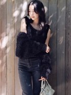 【スナイデル/SNIDEL】のラメニットアンサンブルプルオーバー【カンヘウォン着用】 人気、トレンドファッション・服の通販 founy(ファニー) ファッション Fashion レディースファッション Fashion for Women トップス・カットソー Cut & Sew Tops ニット Knit Tops & Sweaters アンサンブルニット Knit Ensembles & Twin Sets カジュアルプルオーバー・ニットトップス Pullovers & Knit Tops / Casual Pullovers アンサンブル Ensemble Set ウェーブ Wavy Pattern キャミソール Camisole, Spaghetti Strap Top ストレート Straight, Straight Cut スマート Smart, Elegant テクスチャー Texture, Textured Fabric トレンド Trend, Trending Now ドッキング Docking, Mixed Material バランス Balance, Style Balance フェザー Feather, Feather Detail ベルベット Velvet, Velvety ベロア Velour, Soft Velvet ボレロ Bolero, Short Cardigan ミックス Mix, Mixed Style リボン Ribbon, Bow おすすめ Recommended / Our Picks エレガント 上品 Elegant thumbnail BLK[009]|ID: prp329100004782938 ipo3291000000034708557