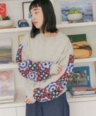 【ニコアンド/niko and】のクロシェコンビプルオーバー 人気、トレンドファッション・服の通販 founy(ファニー) ファッション Fashion レディースファッション Fashion for Women トップス・カットソー Cut & Sew Tops カジュアルプルオーバー・ニットトップス Pullovers & Knit Tops / Casual Pullovers おすすめ Recommended / Our Picks クロシェ Crochet, Knitted Lace スウェット / スエット Sweatshirt, Sweatwear バランス Balance, Style Balance フラワー Flower, Floral ボトム Bottoms, Lower Wear thumbnail グレー15※販売終了|ID: prp329100004782969 ipo3291000000034870802