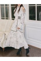 【リエンダ/rienda】のフリルスリーブニットドッキングワンピ 人気、トレンドファッション・服の通販 founy(ファニー) ファッション Fashion レディースファッション Fashion for Women ワンピース Dresses シェイプ Shape, Slim Fit シフォン Chiffon, Lightweight Fabric フィット Fit, Slim Fit ロング Long, Long-Length 再入荷 Restock / Back in Stock thumbnail WHT|ID: prp329100004783239 ipo3291000000035091741