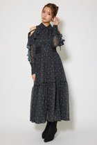 【リエンダ/rienda】のフリルスリーブニットドッキングワンピ 人気、トレンドファッション・服の通販 founy(ファニー) ファッション Fashion レディースファッション Fashion for Women ワンピース Dresses シェイプ Shape, Slim Fit シフォン Chiffon, Lightweight Fabric フィット Fit, Slim Fit ロング Long, Long-Length 再入荷 Restock / Back in Stock thumbnail BLK|ID: prp329100004783239 ipo3291000000035091742