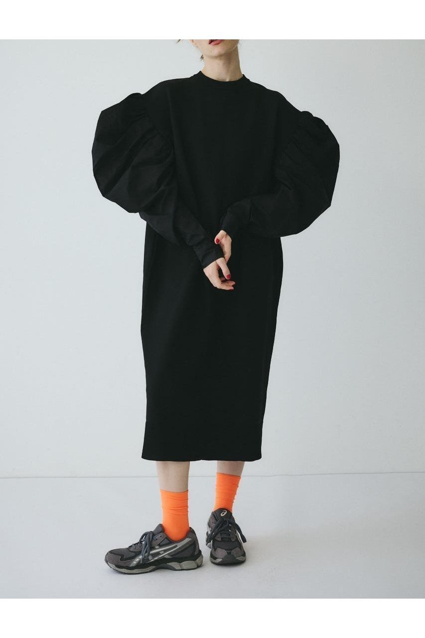 【ヘリンドットサイ/HeRIN.CYE】のVolume sleeve knit dress 人気、トレンドファッション・服の通販 founy(ファニー) ファッション Fashion レディースファッション Fashion for Women トップス・カットソー Cut & Sew Tops ニット Knit Tops & Sweaters ボリューム袖・フリルスリーブブラウス Voluminous & Ruffle Sleeves / Puffy Sleeve Tops ワンピース Dresses フォーマル・パーティードレス・結婚式用ドレス Elegant & Casual Dresses コンパクト Compact, Small Size スリーブ Sleeve, Long Sleeve / Short Sleeve ドッキング Docking, Mixed Material バランス Balance, Style Balance ミックス Mix, Mixed Style other-1|ID: prp329100004783241 ipo3291000000034711422