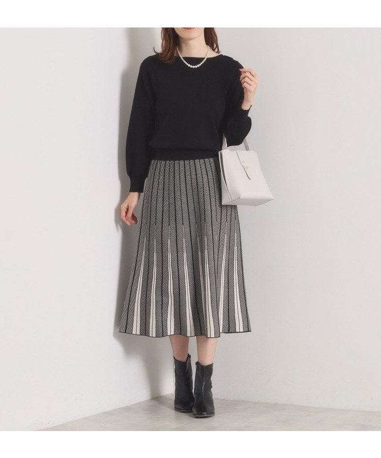 【イッツデモ/ITS' DEMO】の【手洗い可】フレアスカートニットセットアップ インテリア・キッズ・メンズ・レディースファッション・服の通販 founy(ファニー) ファッション Fashion レディースファッション Fashion for Women セットアップ Matching Sets スカート・ミニ/ミディ/マキシ Skirts / Mini, Midi & Maxi Skirts スカート Skirts Aライン・フレアスカート A-Line & Flared Skirts シンプル Simple, Minimal ジャカード/ジャガード Jacquard, Woven Pattern ストライプ Stripe, Striped Pattern スマート Smart, Elegant セットアップ Set-Up, Coordinated Outfit チェック Check, Plaid, Tartan フレア Flare, Flared ポケット Pocket, Pocket Detail 再入荷 Restock / Back in Stock おすすめ Recommended / Our Picks ブラック|ID: prp329100004783247 ipo3291000000034918076