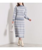 【イッツデモ/ITS' DEMO】の【手洗い可】タイトスカートニットセットアップ ブルー|ID: prp329100004783248 ipo3291000000035021224