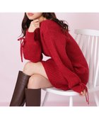 【ジルバイジルスチュアート/JILL by JILLSTUART】の袖リボンニットワンピース 人気、トレンドファッション・服の通販 founy(ファニー) ファッション Fashion レディースファッション Fashion for Women ワンピース Dresses ニットワンピース Knit Dresses スマート Smart, Elegant デコルテ Décolleté, Neckline ミドル Middle Length, Mid Height リボン Ribbon, Bow thumbnail レッド|ID: prp329100004783314 ipo3291000000034883238