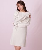 【ジルバイジルスチュアート/JILL by JILLSTUART】の袖リボンニットワンピース 人気、トレンドファッション・服の通販 founy(ファニー) ファッション Fashion レディースファッション Fashion for Women ワンピース Dresses ニットワンピース Knit Dresses スマート Smart, Elegant デコルテ Décolleté, Neckline ミドル Middle Length, Mid Height リボン Ribbon, Bow thumbnail エクリュ|ID: prp329100004783314 ipo3291000000034883239
