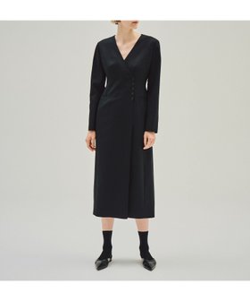 【エストネーション/ESTNATION】のノーカラーワンピース《EXCLUSIVE》 人気、トレンドファッション・服の通販 founy(ファニー) ファッション Fashion レディースファッション Fashion for Women ワンピース Dresses コレクション Collection, Seasonal Line ジャケット Jacket, Outerwear ストレッチ Stretch, Stretchy Fabric セットアップ Set-Up, Coordinated Outfit センター Center, Center Line ドレス Dress, One-Piece ドレープ Drape, Draping Fabric ファブリック Fabric, Textile エレガント 上品 Elegant |ID:prp329100004783323