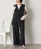 【ジェナ エスパス メルヴェイユ/Jena espace merveilleux】の《ゆい企画》【WEB限定/低身長サイズ】トロミベストセットアップ 人気、トレンドファッション・服の通販 founy(ファニー) ファッション Fashion レディースファッション Fashion for Women アウター Coat / Outerwear Collection トップス・カットソー Cut & Sew Tops ベスト&ジレ / 重ね着スタイル Vests & Gilets オケージョン Occasion Wear スマート Smart, Elegant スリット Slit, Slit Detail セットアップ Set-Up, Coordinated Outfit ドレープ Drape, Draping Fabric バランス Balance, Style Balance ボトム Bottoms, Lower Wear A/W・秋冬 Autumn/Winter 冬 Winter / This Winter 再入荷 Restock / Back in Stock おすすめ Recommended / Our Picks エレガント 上品 Elegant 2025年 2025 2025-2026秋冬・A/W Autumn/Winter 2025–26 AW25–26 thumbnail ブラック|ID: prp329100004783362 ipo3291000000035082095