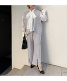 【ジェナ エスパス メルヴェイユ/Jena espace merveilleux】の《ゆい企画》【WEB限定/低身長サイズ】トロミベストセットアップ 人気、トレンドファッション・服の通販 founy(ファニー) ファッション Fashion レディースファッション Fashion for Women アウター Coat / Outerwear Collection トップス・カットソー Cut & Sew Tops ベスト&ジレ / 重ね着スタイル Vests & Gilets オケージョン Occasion Wear スマート Smart, Elegant スリット Slit, Slit Detail セットアップ Set-Up, Coordinated Outfit ドレープ Drape, Draping Fabric バランス Balance, Style Balance ボトム Bottoms, Lower Wear A/W・秋冬 Autumn/Winter 冬 Winter / This Winter 再入荷 Restock / Back in Stock おすすめ Recommended / Our Picks エレガント 上品 Elegant 2025年 2025 2025-2026秋冬・A/W Autumn/Winter 2025–26 AW25–26 thumbnail ライトグレー|ID: prp329100004783362 ipo3291000000035082096