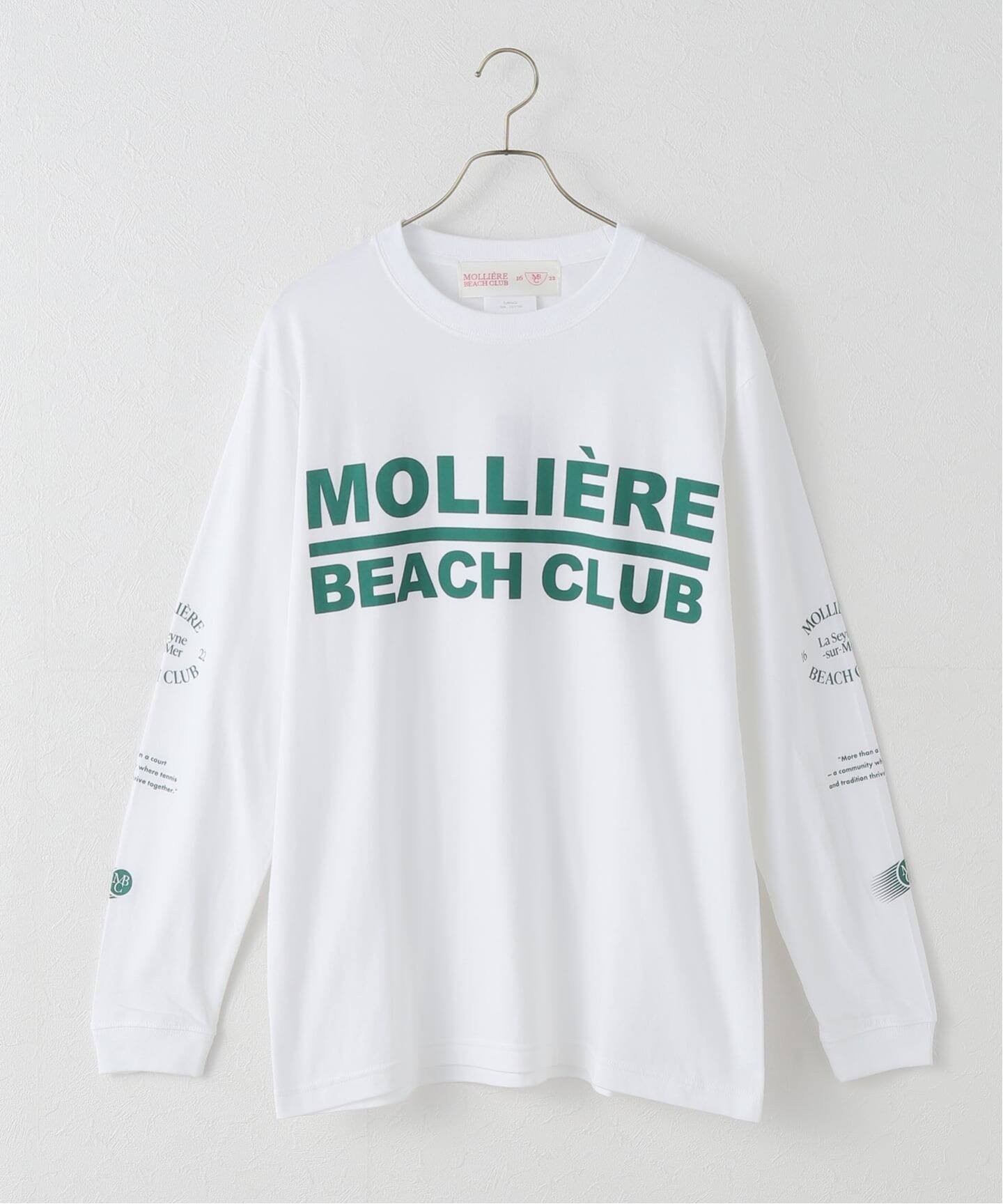 【イエナ/IENA】のMOLLIERE BEACH CLUB/モリエール・ビーチ・クラブ ロンT IT250801 インテリア・キッズ・メンズ・レディースファッション・服の通販 founy(ファニー) ファッション Fashion レディースファッション Fashion for Women トップス・カットソー Cut & Sew Tops ロングTシャツ・Tシャツ Longline T-Shirts & Tees グラフィック Graphic, Graphic Design コレクション Collection, Seasonal Line スポーティ Sporty, Casual Athletic フランス France, French おすすめ Recommended / Our Picks エレガント 上品 Elegant グリーン|ID: prp329100004783379 ipo3291000000034713967