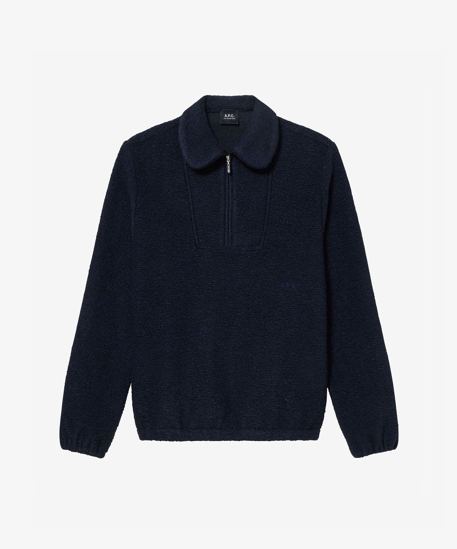 【アーペーセー/A.P.C.】のラウンドカラートップ インテリア・キッズ・メンズ・レディースファッション・服の通販 founy(ファニー) 　ファッション　Fashion　レディースファッション　Fashion for Women　ストレート　Straight, Straight Cut　ラウンド　Round, Round Neck　ダークネイビー|ID: prp329100004783387 ipo3291000000034949274