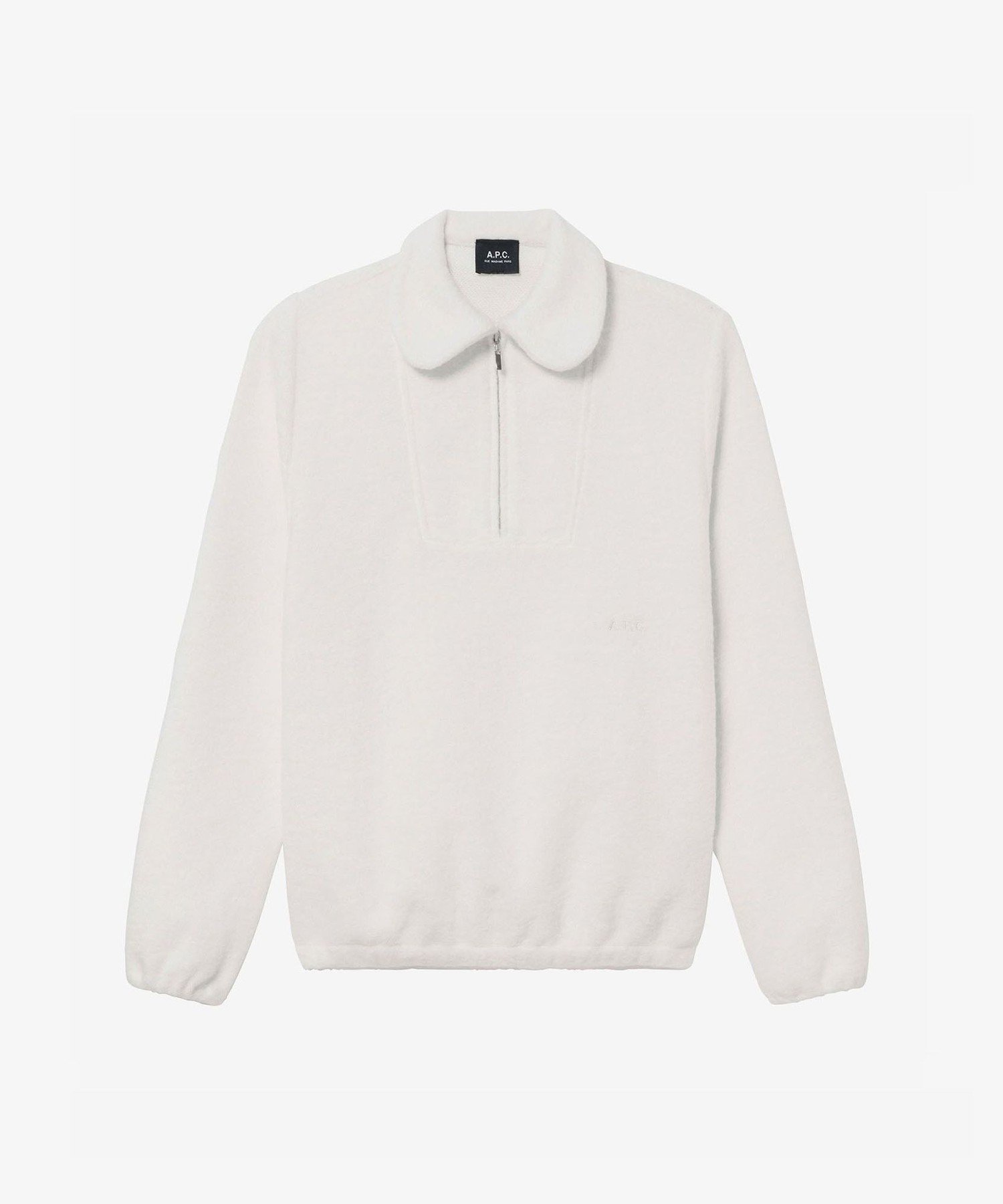 【アーペーセー/A.P.C.】のラウンドカラートップ インテリア・キッズ・メンズ・レディースファッション・服の通販 founy(ファニー) 　ファッション　Fashion　レディースファッション　Fashion for Women　ストレート　Straight, Straight Cut　ラウンド　Round, Round Neck　オフホワイト|ID: prp329100004783387 ipo3291000000034949275