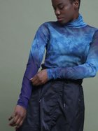 【ラシュッド/LASUD】のタイダイシアーチュールインナー 人気、トレンドファッション・服の通販 founy(ファニー) ファッション Fashion レディースファッション Fashion for Women インナー Innerwear スウェット / スエット Sweatshirt, Sweatwear ストレッチ Stretch, Stretchy Fabric 冬 Winter / This Winter thumbnail スカイブルー|ID: prp329100004783394 ipo3291000000034808812